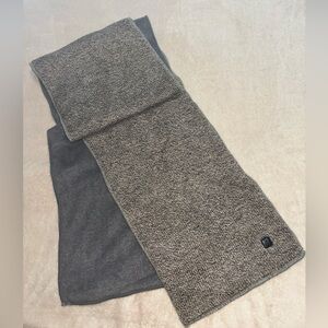 ARIS Men’s Brown/Tan/Gray Tight Knit Scarf‎ Wool/Acrylic Blend  66x9”
